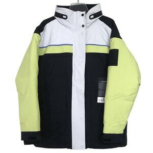 Ski-Doo Womens Typha X KANUK Jacket Size‎ Large Hi-Vis Yellow White Snowmobiling